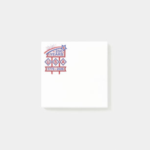 Post-it® Enseigne de marquise rétro USA 250e anniversaire 1