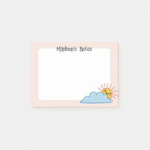 Post-it® Ensoleillement et nuages personnalisés