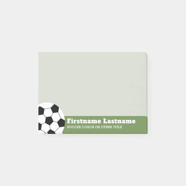 Post-it® Entraîneur de balle de football ou enseignant - De (Devant)