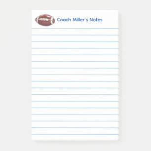 Post-it® Entraîneur de football cool personnalisé
