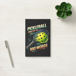 Post-it® Entraîneur de Pickleball Drôle Me Fait Dire Des Gr
