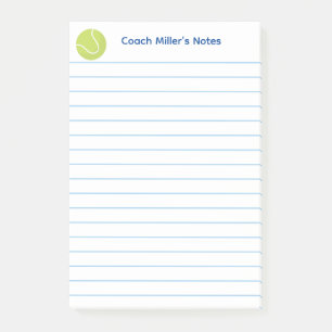 Post-it® Entraîneur de Tennis Cool Personnalisé