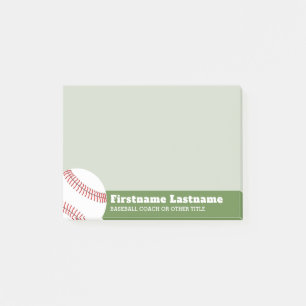 Post-it® Entraîneur ou enseignant de baseball - Dessin mode