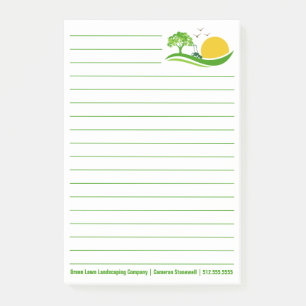 Post-it® Entreprise d'aménagement paysager Service de tonte