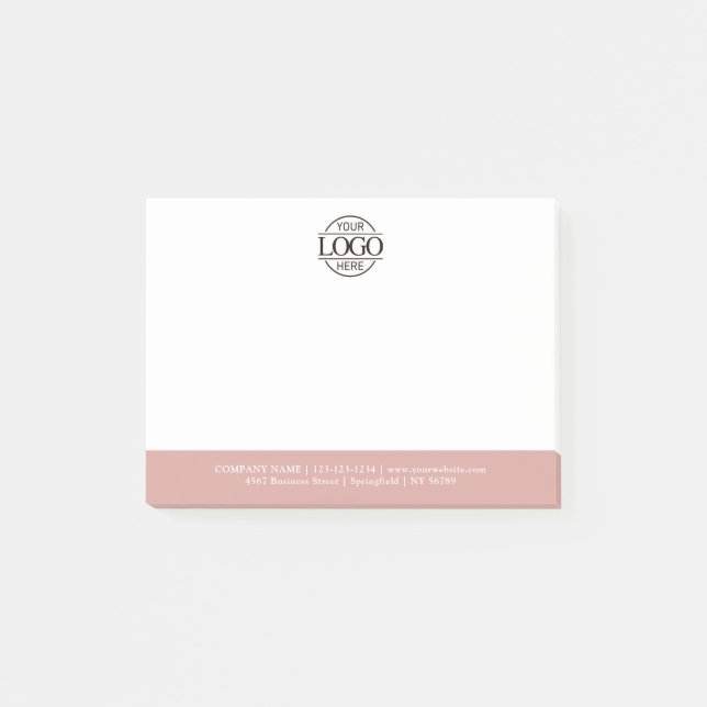 Post-it® Entreprise Moderne de Logo Commercial Promotionnel (Devant)