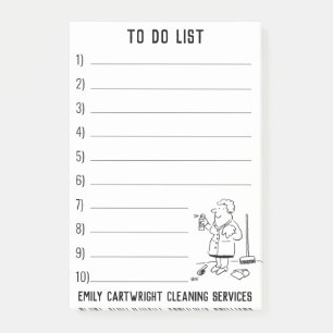 Post-it® Entreprises de nettoyage domestique pour personnal