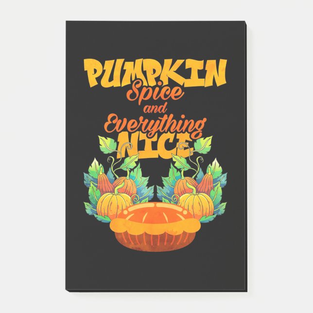 Post-it® Épices Citrouilles D'Halloween Et Tout Nice (Devant)