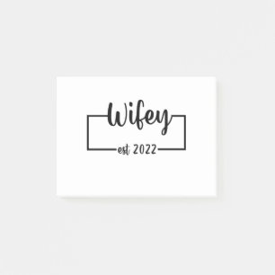 Post-it® Épouse 2022 Future Mariée Enterrement de Vie de Je