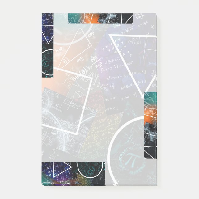 Post-it® Équations et géométrie Notes collantes (Devant)