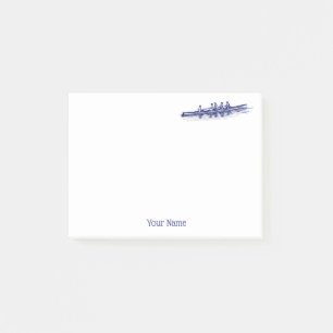 Post-it® Équipe de sports nautiques Blue Rowing Rowers