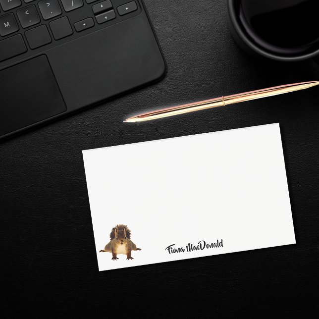 Post-it® Équirrel mignon nom drôle monogramme (Créateur téléchargé)