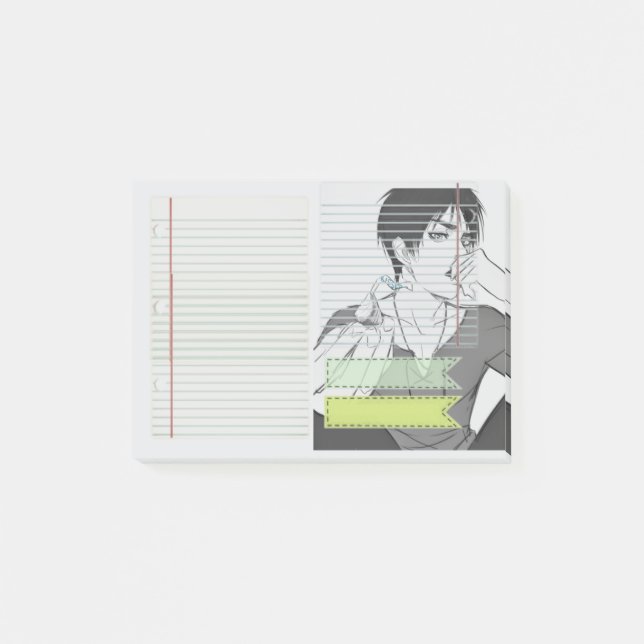 Post-it® Eren yeager post-it notes (Devant)