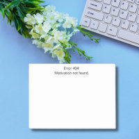 Erreur 404 : Motivation introuvable, Drôle, Person