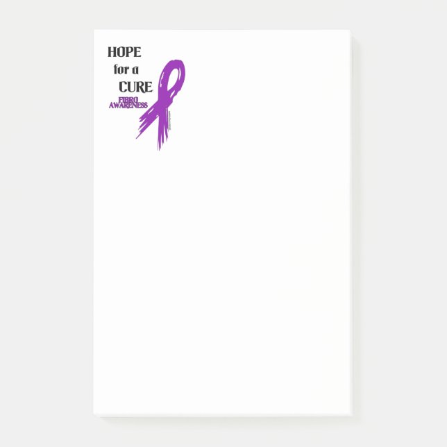 Post-it® Espoir d'un Ruban Cure/Torn...Fibro (Devant)