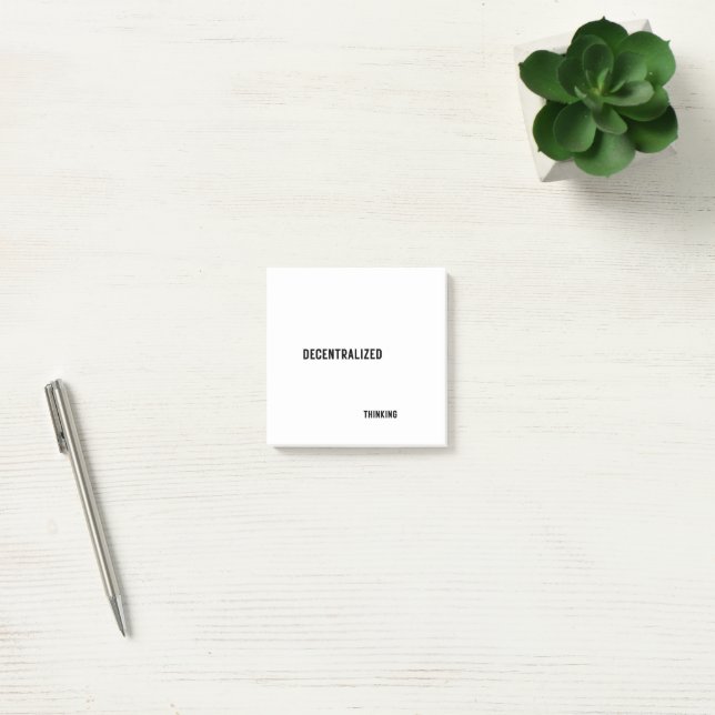 Post-it® esthétique de pensée décentralisée (Bureau)