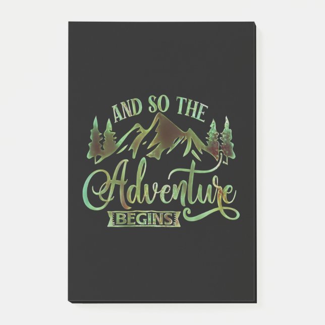 Post-it® Et So The Adventure Begins, funny adventurer (Devant)