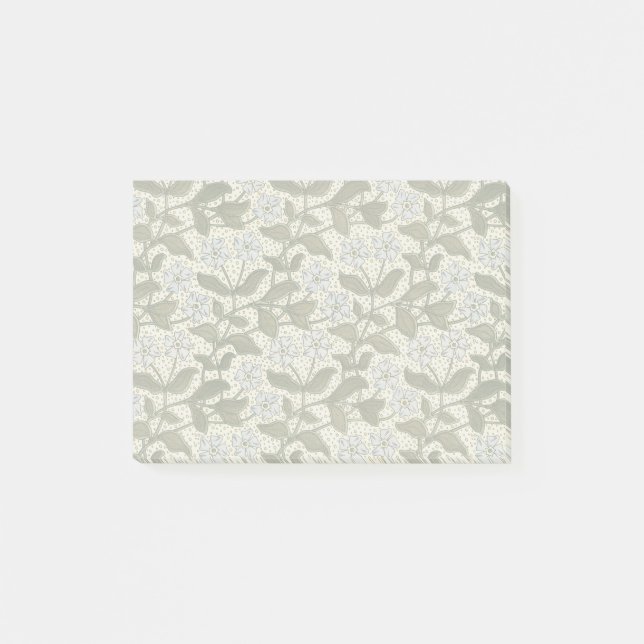 Post-it® Été Périwinkel Fleur Plutôt Élégant Floral (Devant)