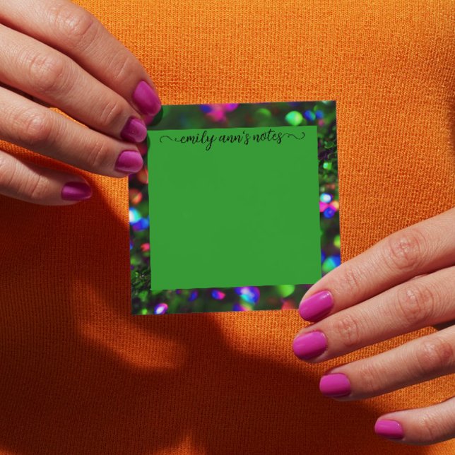 Post-it® Étincelle Vert foncé (Créateur téléchargé)