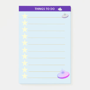 Post-it® Étoiles et soucoupes volantes Choses personnalisée