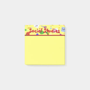Post-it® Études sociales à l'école personnalisables