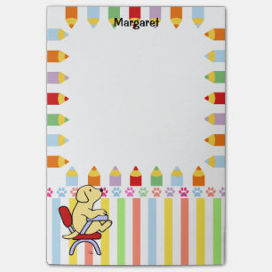 Post-it® Étudiant jaune 1 de Labrador