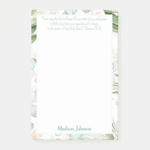 Post-it® Eucalyptus Papeterie Personnalisée