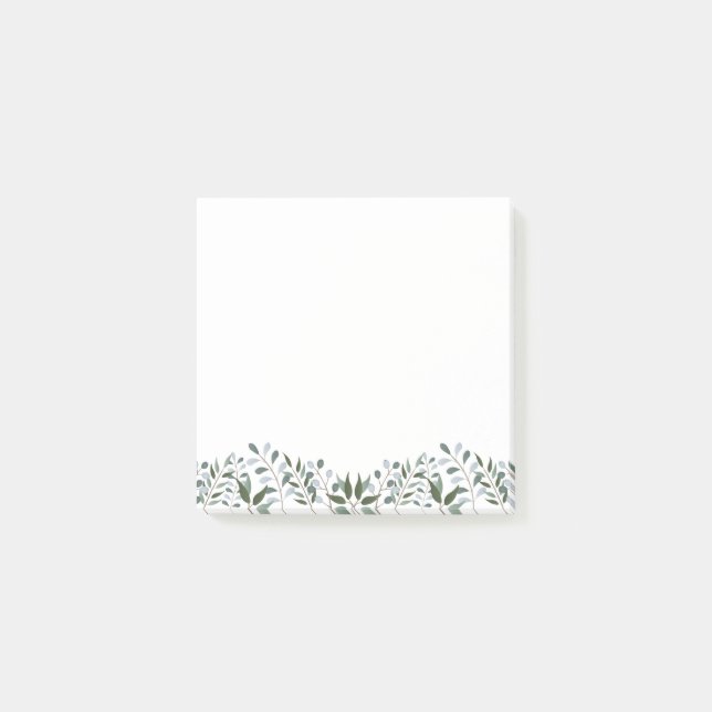 Post-it® Eucalyptus Vert Floral (Devant)