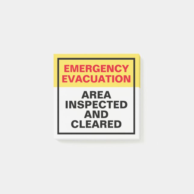 Post-it® Evacuation Door Status Labels for Offices (Devant)