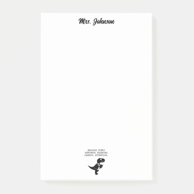 Post-it® Every Sentence Deserves Careful Attention (Devant)