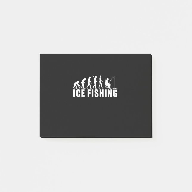 Post-it® Évolution de la pêche sur glace Fisher (Devant)