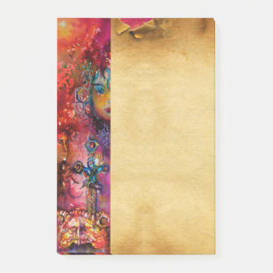 Post-it® EXCALIBUR, REINE DE MAGIC SWORD Antique Parchemin