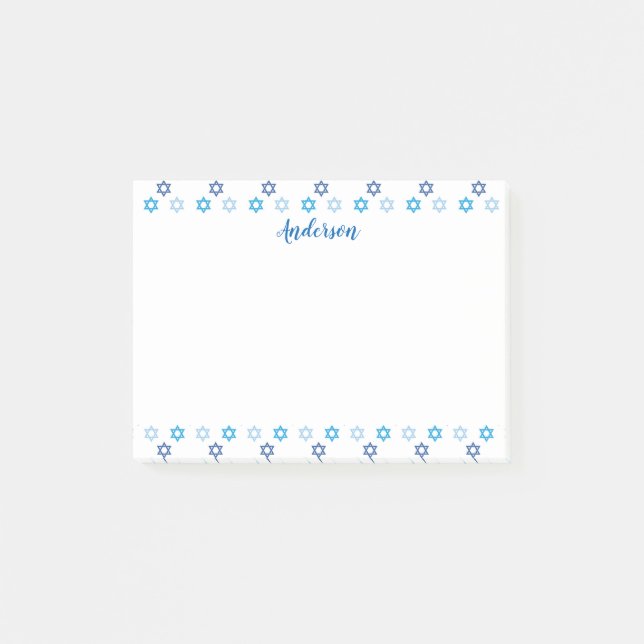 Post-it® Excellente étoile de David (Devant)