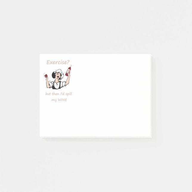 Post-it® Exercice ? Mais ensuite je répandrais ma citation  (Devant)