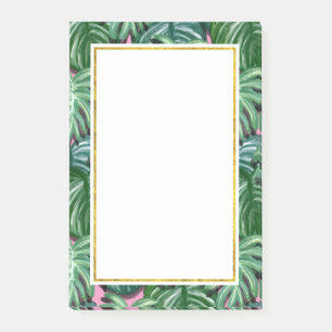 Post-it® Exotic Green Tropical Leaves