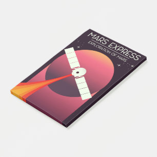 Post-it® Express Mars - Exploration de Mars Space Art.