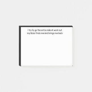 Post-it® Extra MIle at Work Boss me trouve me ramène
