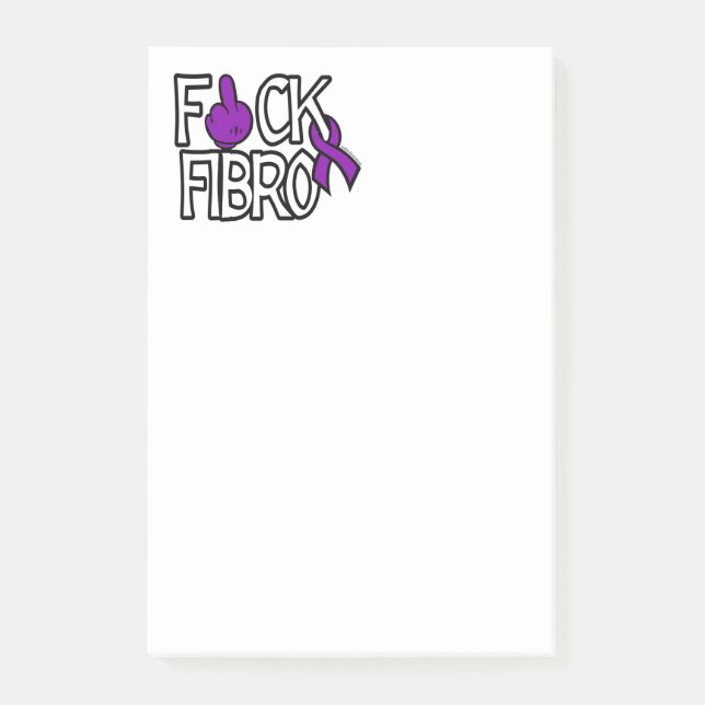 POST-IT® F#CK FIBRO (Devant)
