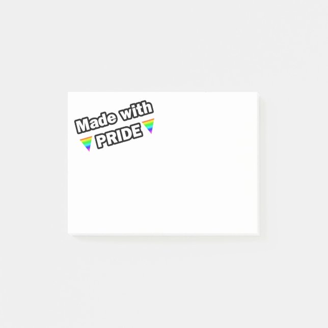 Post-it® Fabriqué avec fierté (Devant)