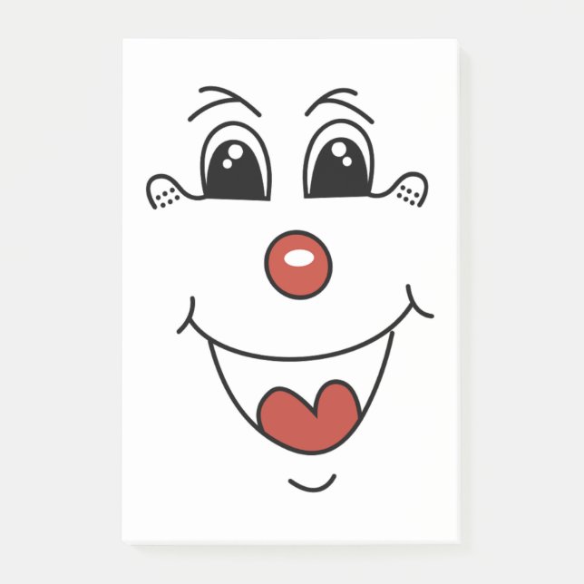 POST-IT® FACE DE CLOWN (Devant)