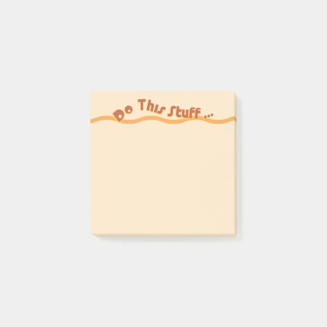Post-it® Faire ce genre de choses... (Devant)