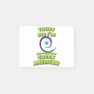 Post-it® Faites-moi confiance Je suis adorable grec américa