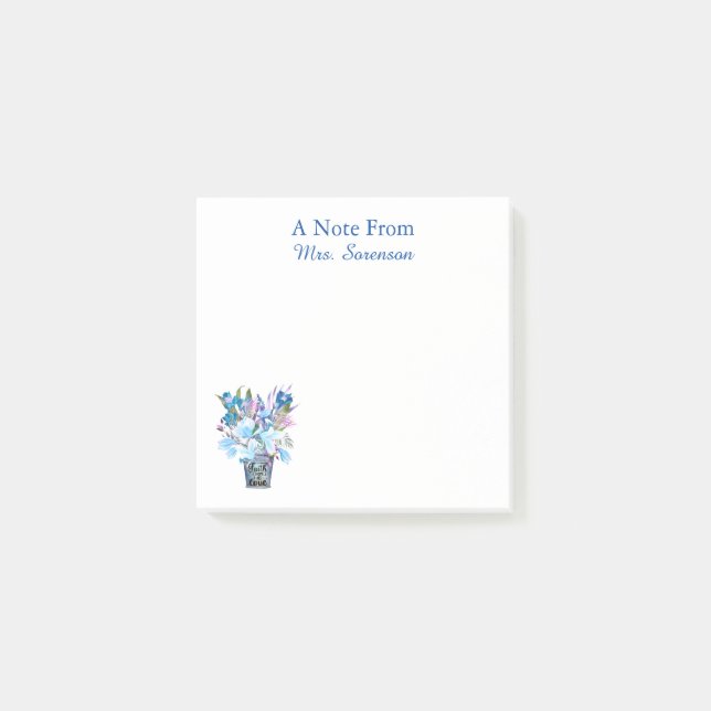 Post-it® Faith Hope Love A Personnalisé Une Note De Post-it (Devant)