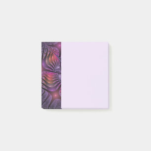 Post-it® Fantaisie Abstraite Colorée Tripante Fractale Viol