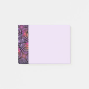 Post-it® Fantaisie Abstraite Trippy Violette Fractale Color