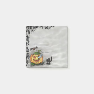 Post-it® Fantôme, Chat, Chat et Citrouille, Bonne Halloween
