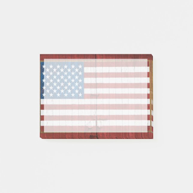 Post-it® Farms | American Flag Barn Mural (Devant)