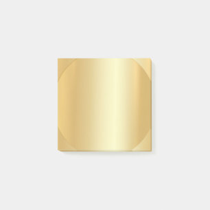Post-it® Faux Gold Blank personnalisé Élégant Modèle modern