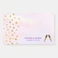 Faux Gold Confetti avec Mariage de Lunettes de Cha