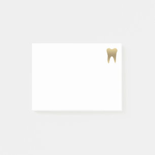 Post-it® Faux Gold Teeth Dental Post-it Notes