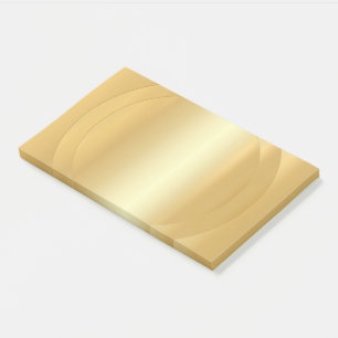 Post-it® Faux Gold tendance Élégant Modèle moderne vierge